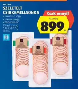 ALDI Szeletelt Csirkemellsonka ajánlat