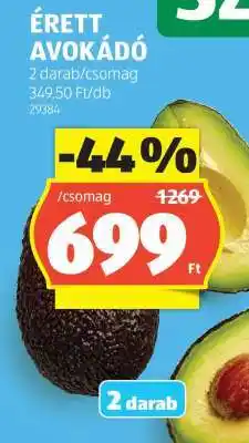 ALDI Érett avokádó ajánlat