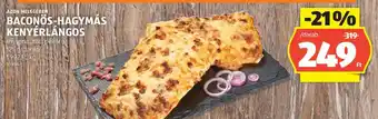 ALDI Baconös-Hagymás Kenyérlángos ajánlat