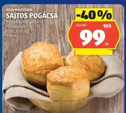 ALDI Sajtos pogácsa ajánlat