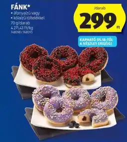 ALDI Fánk ajánlat