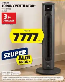 ALDI Ambiano Toronyventilátor ajánlat