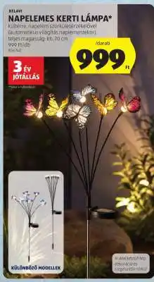ALDI napelemes kerti lámpa ajánlat