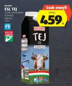 ALDI Milsani esl tej ajánlat