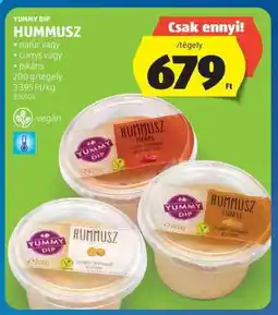 ALDI Yummy Dip Hummusz ajánlat