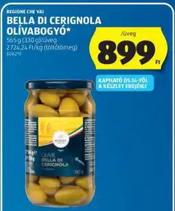 ALDI Bella di Cerignola Olívabogyó ajánlat