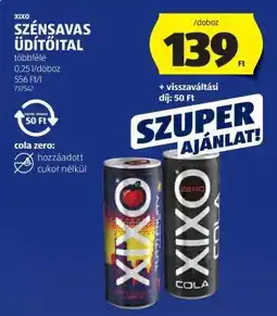 ALDI XIXO SZÉNSAVAS ÜDÍTŐITAL ajánlat