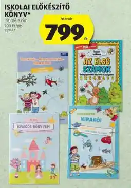 ALDI Iskolai előkészítő könyv ajánlat