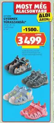 ALDI Lily & Dan Gyermek Túraszandál ajánlat