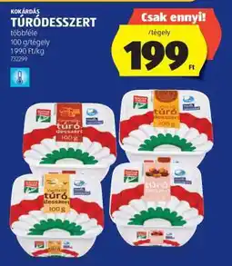 ALDI Kokárdás Túródesszert ajánlat