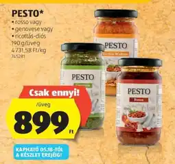 ALDI PESTO ajánlat