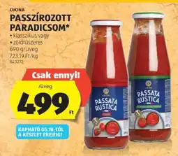 ALDI Cucina Passzírozott Paradicsom ajánlat