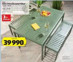 ALDI BELAVI FÉM ÉTKEZŐGARNITÚRA ajánlat