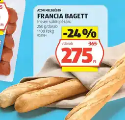 ALDI AZON MELEGÉBEN FRANCIA BAGETT ajánlat