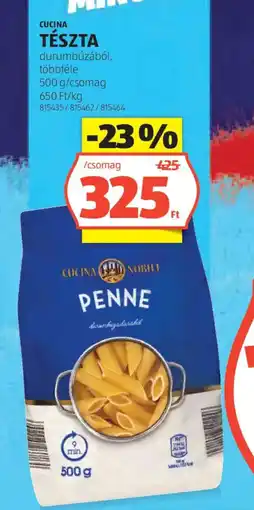 ALDI CUCINA TÉSZTA ajánlat