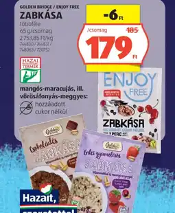 ALDI GOLDEN BRIDGE / ENJOY FREE ZABKASA ajánlat