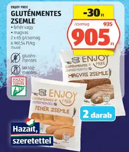 ALDI ENJOY FREE GLUTÉNMENTES ZSEMLE ajánlat