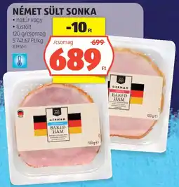 ALDI Német sült sonka ajánlat