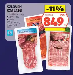 ALDI Szlovén szalámi ajánlat