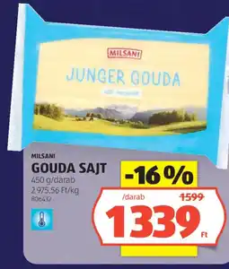 ALDI Milsani Gouda sajt ajánlat