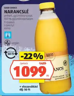 ALDI Good Choice narancslé ajánlat