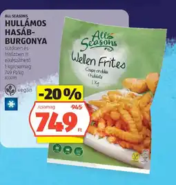 ALDI Hullámos hasábburgonya ajánlat