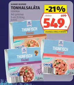 ALDI Tonhalsaláta ajánlat