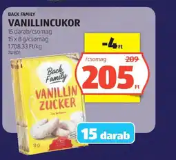 ALDI Back Family vanillincukor ajánlat