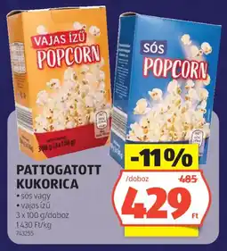 ALDI Pattogatott kukorica ajánlat