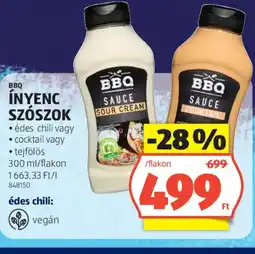 ALDI BBQ Ínyenc szószok ajánlat