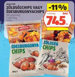 ALDI Zöldségchips vagy Édesburgonyachips ajánlat