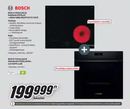 MediaMarkt Bosch kerámia főzőlap és beépíthető sütő szett ajánlat