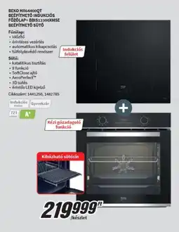 MediaMarkt Beko beépíthető indukciós főzőlap + sütő ajánlat