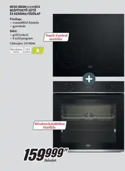 MediaMarkt Beko beépíthető sütő és kerámia főzőlap ajánlat