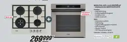 MediaMarkt Whirlpool gázfőzőlap és beépíthető sütő ajánlat