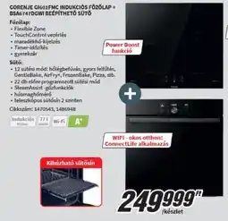 MediaMarkt Gorenje indukciós főzőlap és beépíthető sütő ajánlat