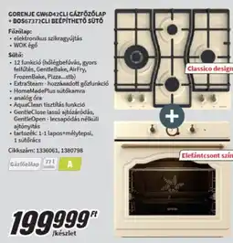 MediaMarkt Gorenje gázfőzőlap és beépíthető sütő ajánlat