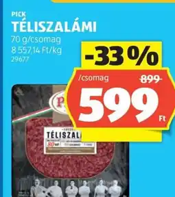 ALDI Pick téliszalámi ajánlat