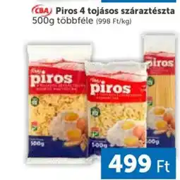 PRIVÁT Cba Piros 4 tojásos száraztészta ajánlat