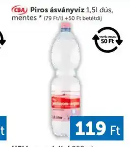 PRIVÁT Piros ásványvíz ajánlat