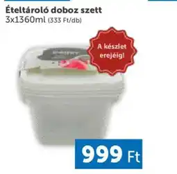 PRIVÁT Ételtároló doboz szett ajánlat
