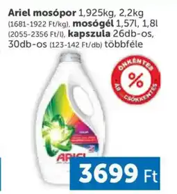 PRIVÁT Ariel mosópor, mosógél, kapszula ajánlat