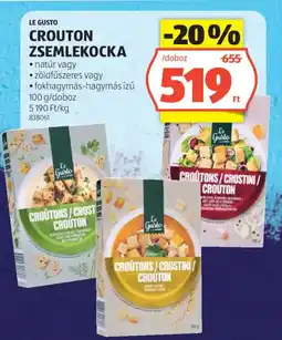 ALDI Le Gusto Crouton zsemlekocka ajánlat