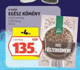 ALDI Le Gusto egész kömény ajánlat
