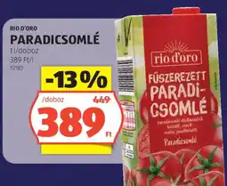 ALDI Rio D'oro fűszerezett paradicsomlé ajánlat