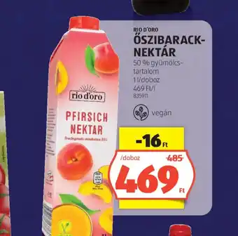ALDI Rio D'oro őszibarack nektár ajánlat