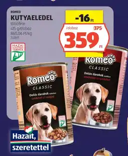 ALDI Romeo kutyaeledel ajánlat