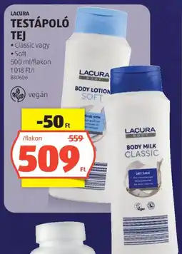 ALDI Lacura testápoló tej ajánlat