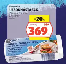 ALDI Power Force uzsonnástasak ajánlat