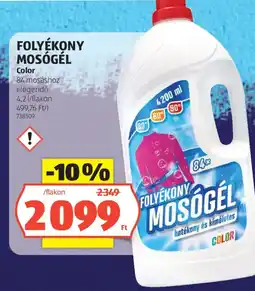 ALDI Folyékony mosógél ajánlat